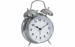 Technoline Réveil Classique Modèle DGW Argent - Réveils