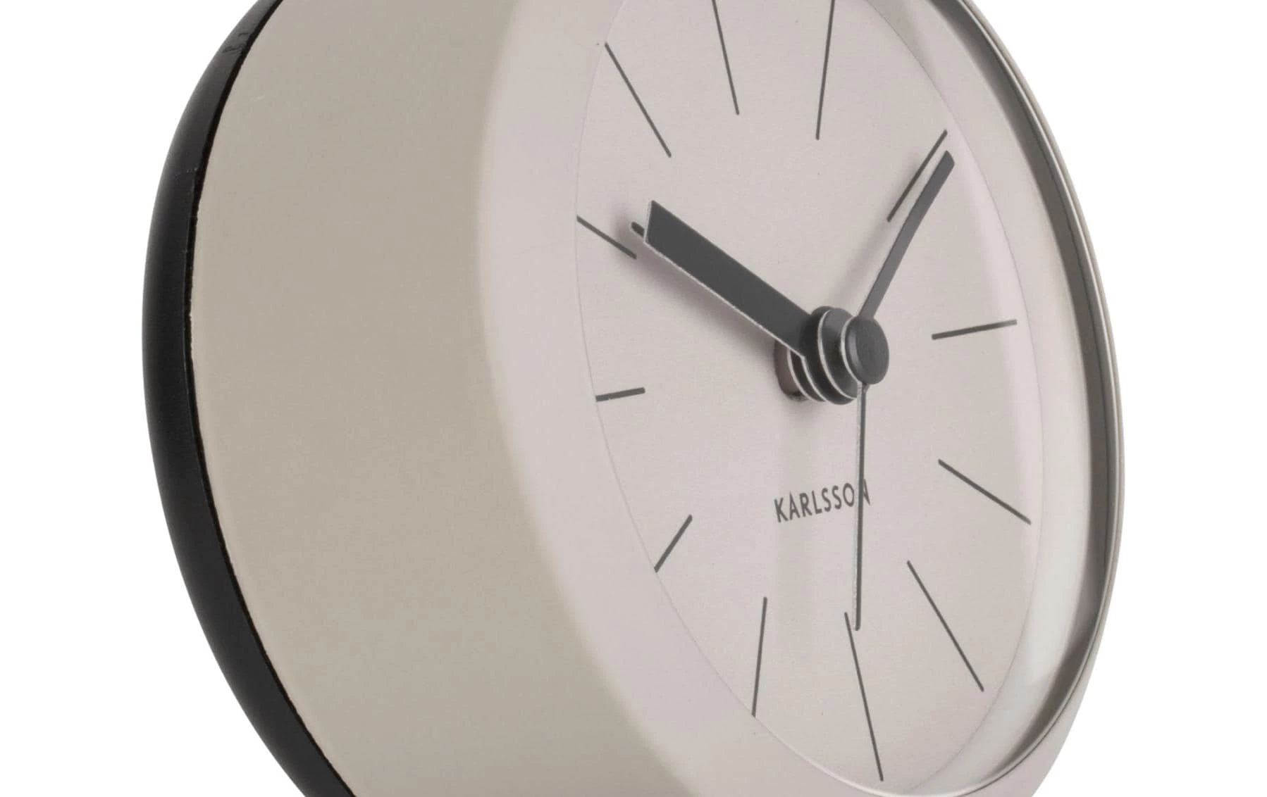 KARLSSON Réveil Classique Bouton Gris Mat - Réveils – Image 3