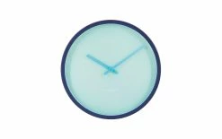Remember Horloge Murale Aqua Ø 30 Cm, Bleu/Turquoise - Horloge Murale