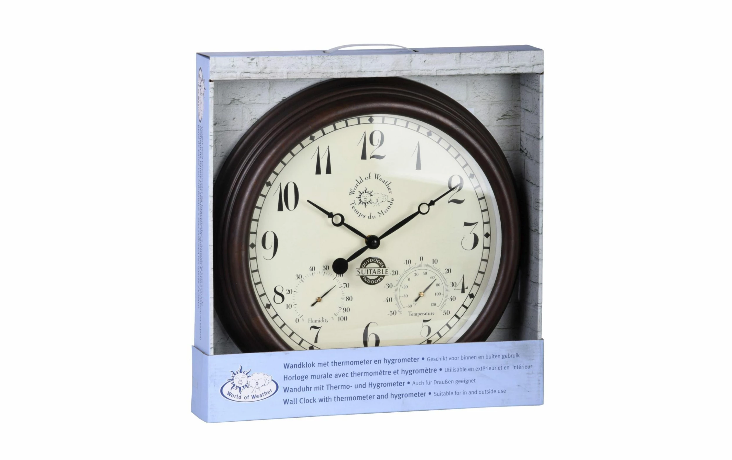 Esschert Design Horloge De Jardin Plastique Ø 38,3 Cm - Horloge Murale – Image 2