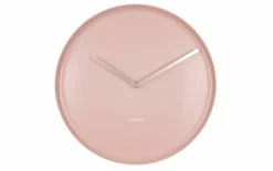 KARLSSON Horloge Murale Plate Ø 35 Cm, Rose Pâle - Horloge Murale