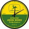 Nostalgic Art Horloge Murale Genuine John Deere Ø 31 Cm, Jaune/Vert - Horloge Murale