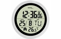 Technoline Horloge Radio-pilotée WT3005 Blanc - Horloge Murale