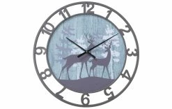 Boltze Horloge Murale Ewald Ø 70 Cm ,Bleu/Gris - Horloge Murale