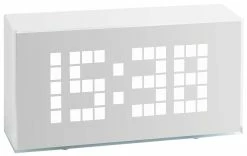 TFA Dostmann Réveil Numérique Bloc De Temps Blanc - Réveils