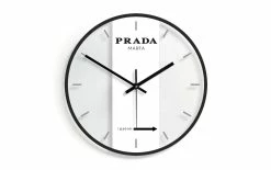 Trenddeko Horloge Murale Prada Marfa Ø 30 Cm, Verre - Horloge Murale