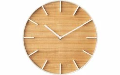Yamazaki Horloge Murale Rin Ø 26.5 Cm, Brun/Blanc - Horloge Murale