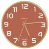 UNiLUX Horloge Murale Baltic Ø 30,5 Cm, Rose Sombre - Horloge Murale