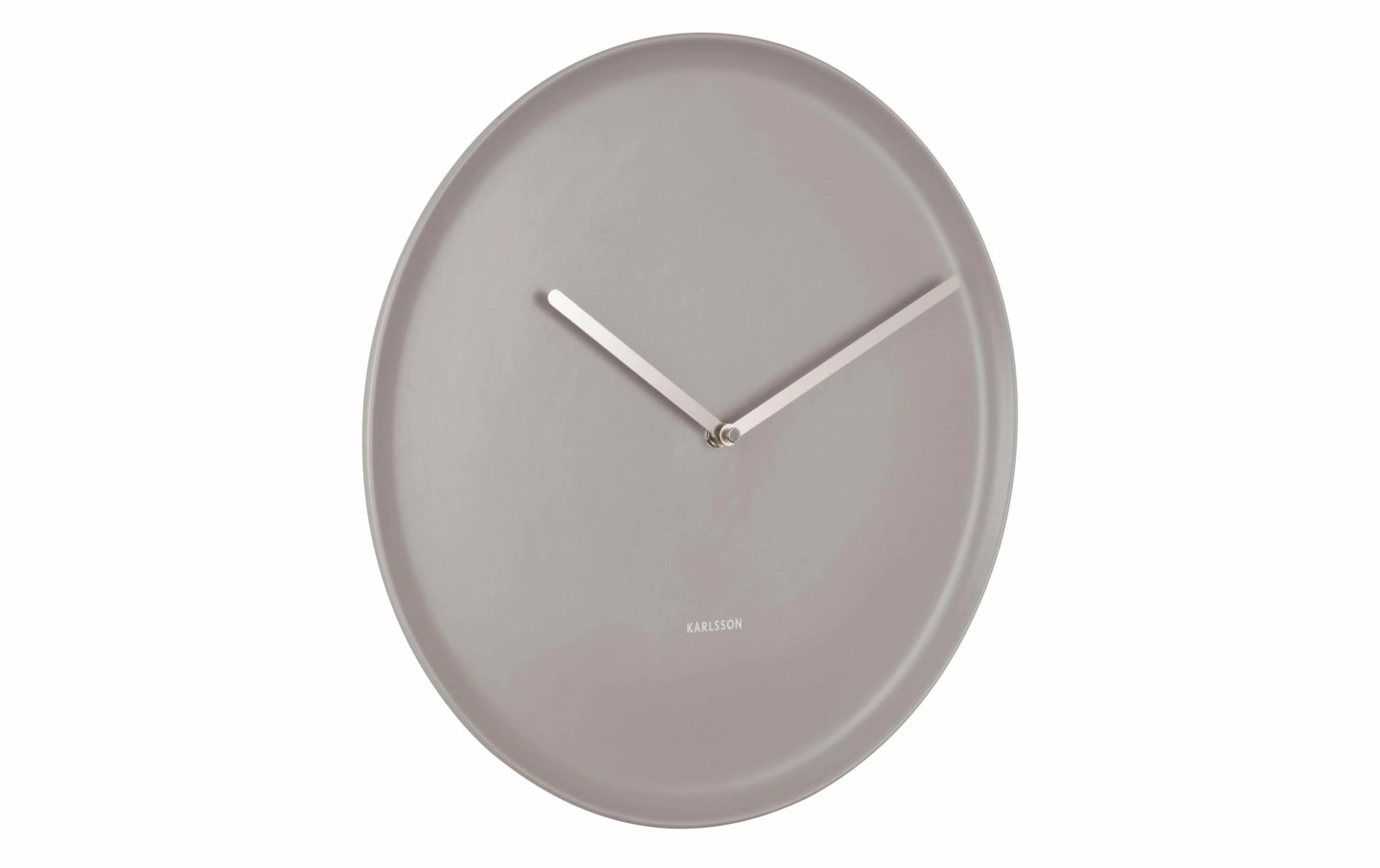 KARLSSON Horloge Murale Plate Ø 35 Cm, Gris - Horloge Murale – Image 2