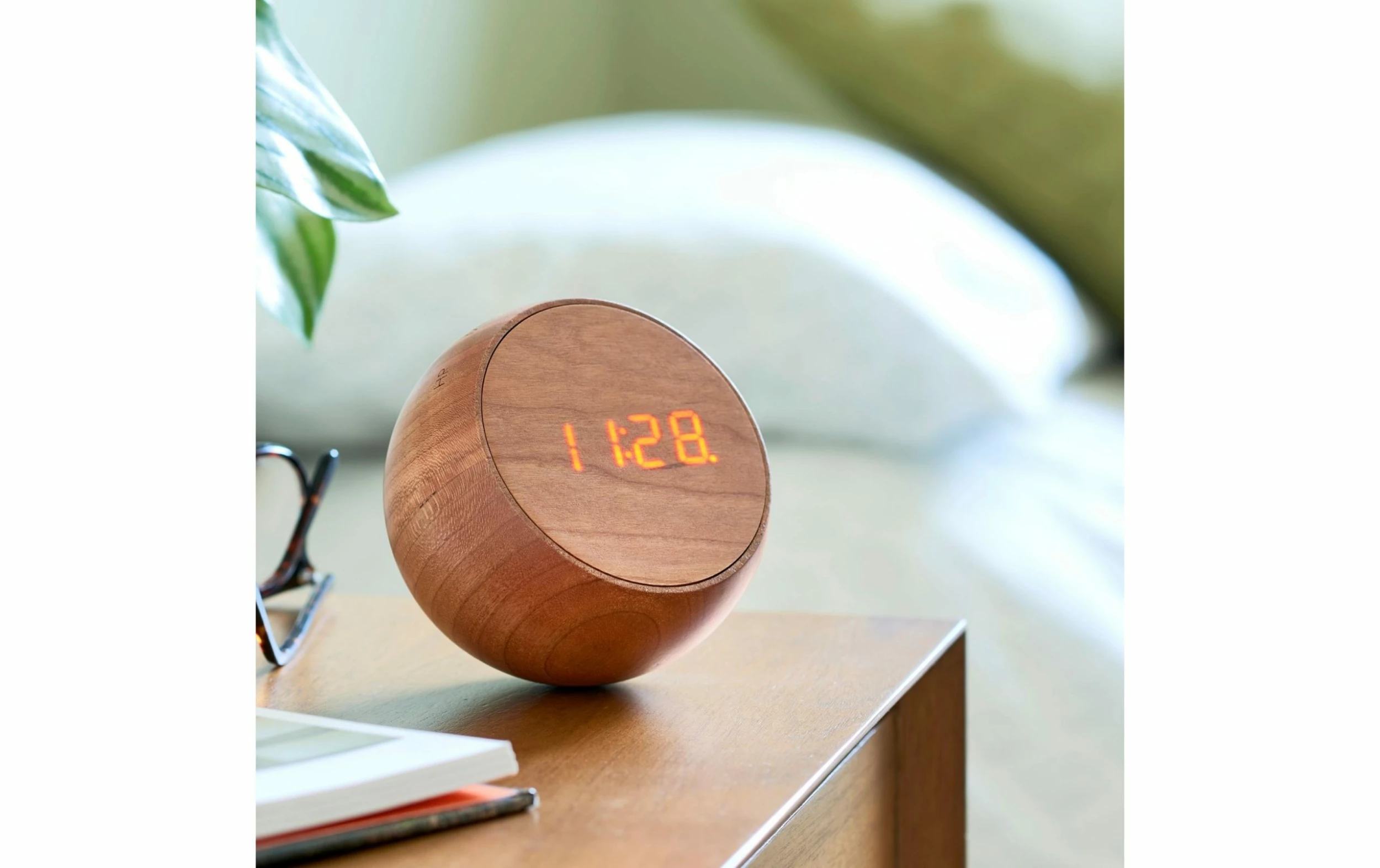 Gingko Réveil Numérique Tumbler Click Clock Marron - Réveils – Image 3