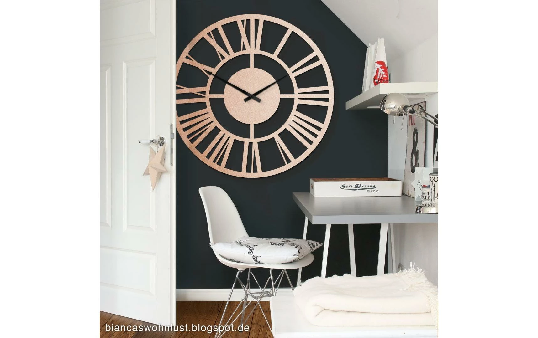 Trenddeko Horloge Murale Classic Ă 70 Cm, Couleurs De Cuivre - Horloge Murale â Image 2