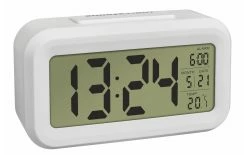 TFA Dostmann Réveil Numérique Lumio Blanc - Réveils