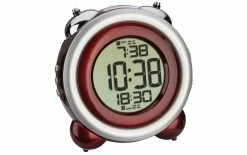TFA Dostmann Réveil Numérique Avec Double Cloche Rouge/argent - Réveils