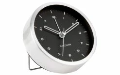 KARLSSON Réveil Classique Tinge Acier, Blanc - Réveils