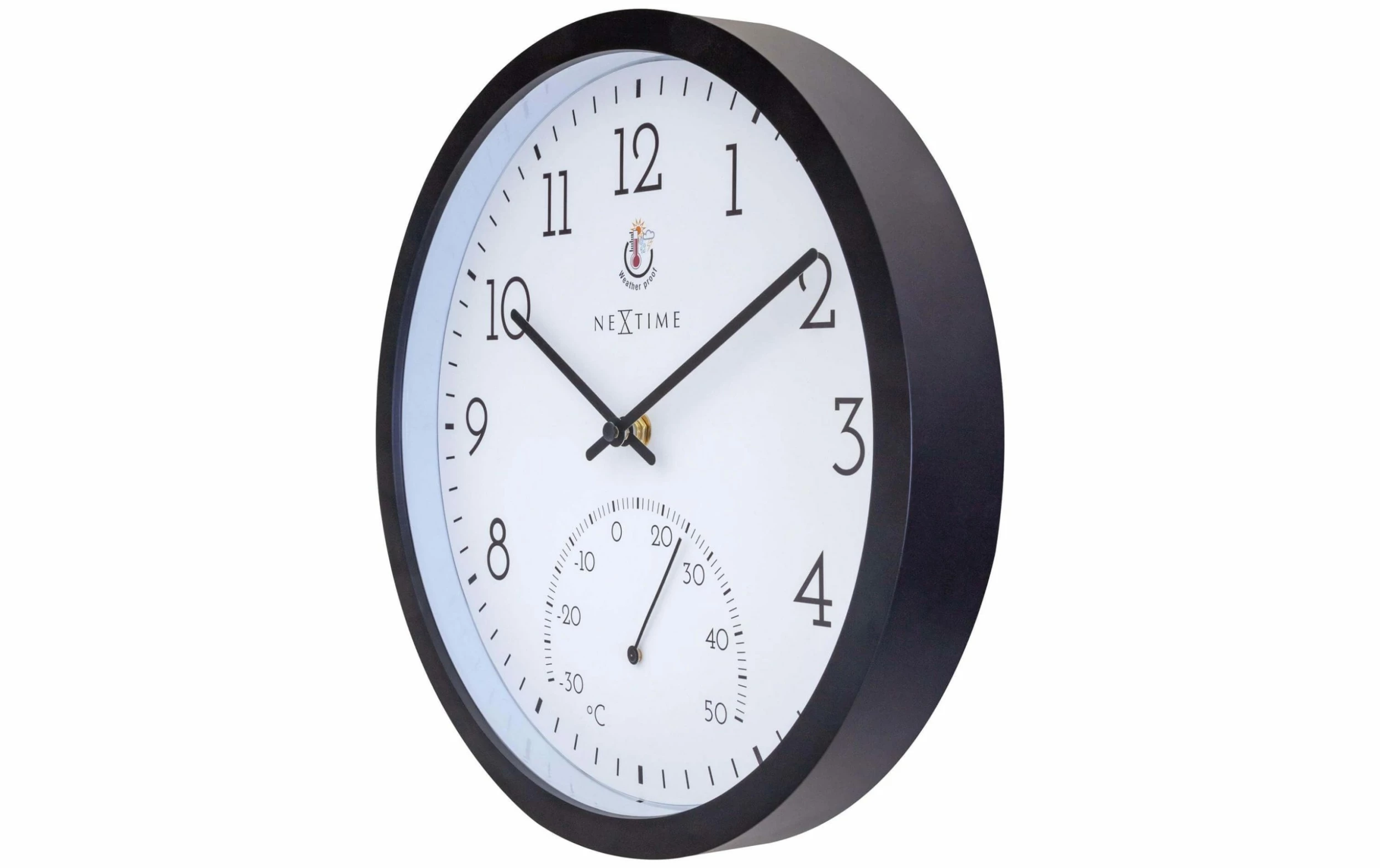 NeXtime Horloge De Jardin Marigold Ă 30.2 Cm, Noir - Horloge Murale â Image 3