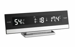 TFA Dostmann Réveil Numérique Avec Climat Ambiant Noir - Réveils