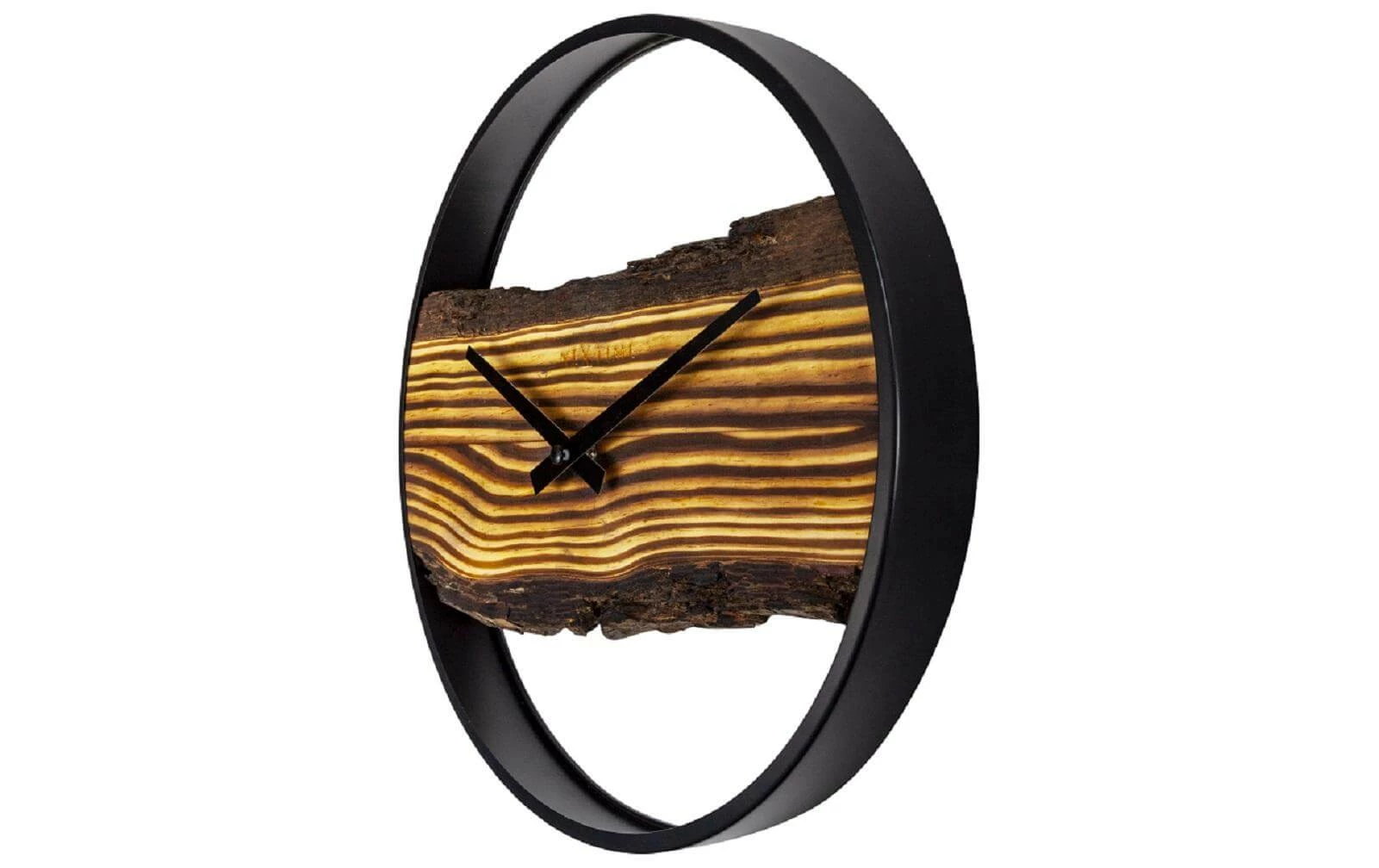 NeXtime Horloge Murale Forêt Ø 30 Cm, Brun - Horloge Murale – Image 2