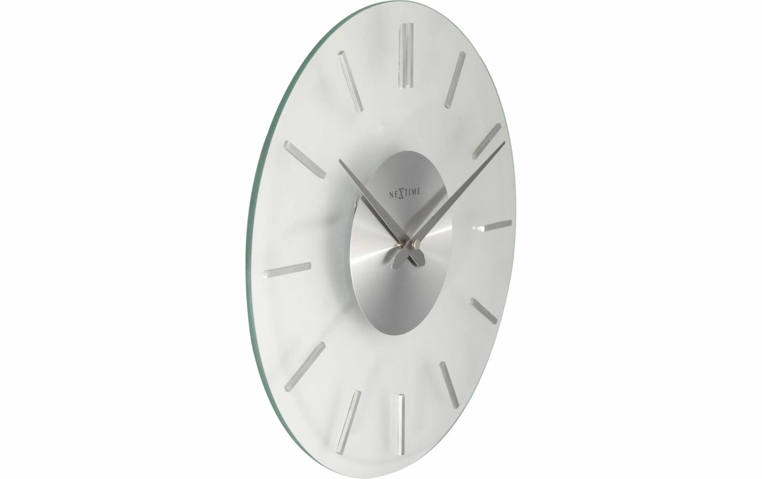 NeXtime Horloge Murale Stripe 2631 Ø 26 Cm Transparent - Horloge Murale – Image 3