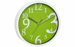 TFA Dostmann Horloge Murale Analogique Ø 20 Cm, Vert/Blanc - Horloge Murale