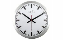 NeXtime Horloge Murale Station RCC Ø 35 Cm Blanc - Horloge Murale