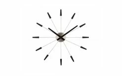 NeXtime Horloge Murale Fiche Inn Ø 58 Cm Noir - Horloge Murale