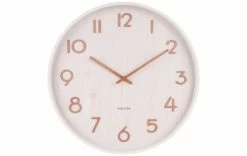 KARLSSON Horloge Murale Pure Ø 40 Cm, Blanc - Horloge Murale