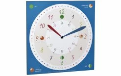 TFA Dostmann Montre D'apprentissage Pour Enfants Tick & Tack 30 X 30 Cm, Multicolore - Horloge Murale