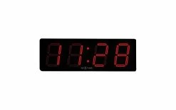 NeXtime Horloge Murale Big D Noir - Horloge Murale