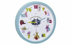 TFA Dostmann Horloge Murale Petits Monstres Ø 30,9 Cm, Multicolore - Horloge Murale