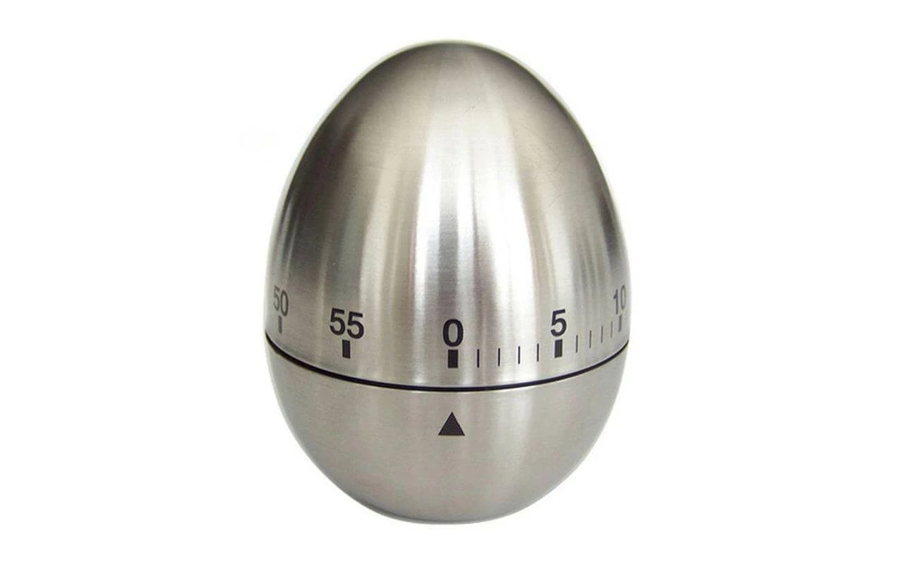 ADE Minuteur De Cuisine Mécanique De L'œuf Argenté - Réveils