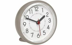 TFA Dostmann Horloge De Salle De Bain Analogique Ă 10,2 Cm, Gris - Horloge Murale