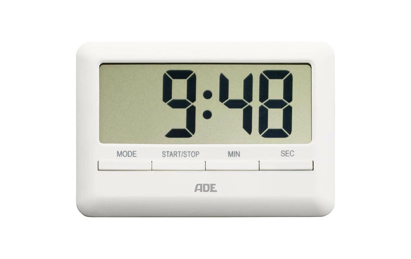 ADE Minuteur De Cuisine Digital TD1600 Blanc - Réveils