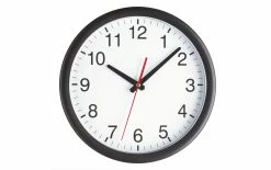 TFA Dostmann Horloge Murale Ø 30 Cm, Blanc/Noir - Horloge Murale