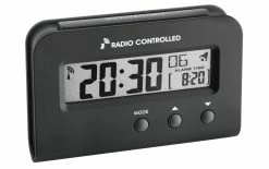 TFA Dostmann Réveil Radio-piloté Noir - Réveils