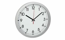 TFA Dostmann Horloge Murale Ø 30 Cm, Argent - Horloge Murale