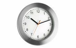 TFA Dostmann Horloge Murale à 25 Cm, Argenté - Horloge Murale