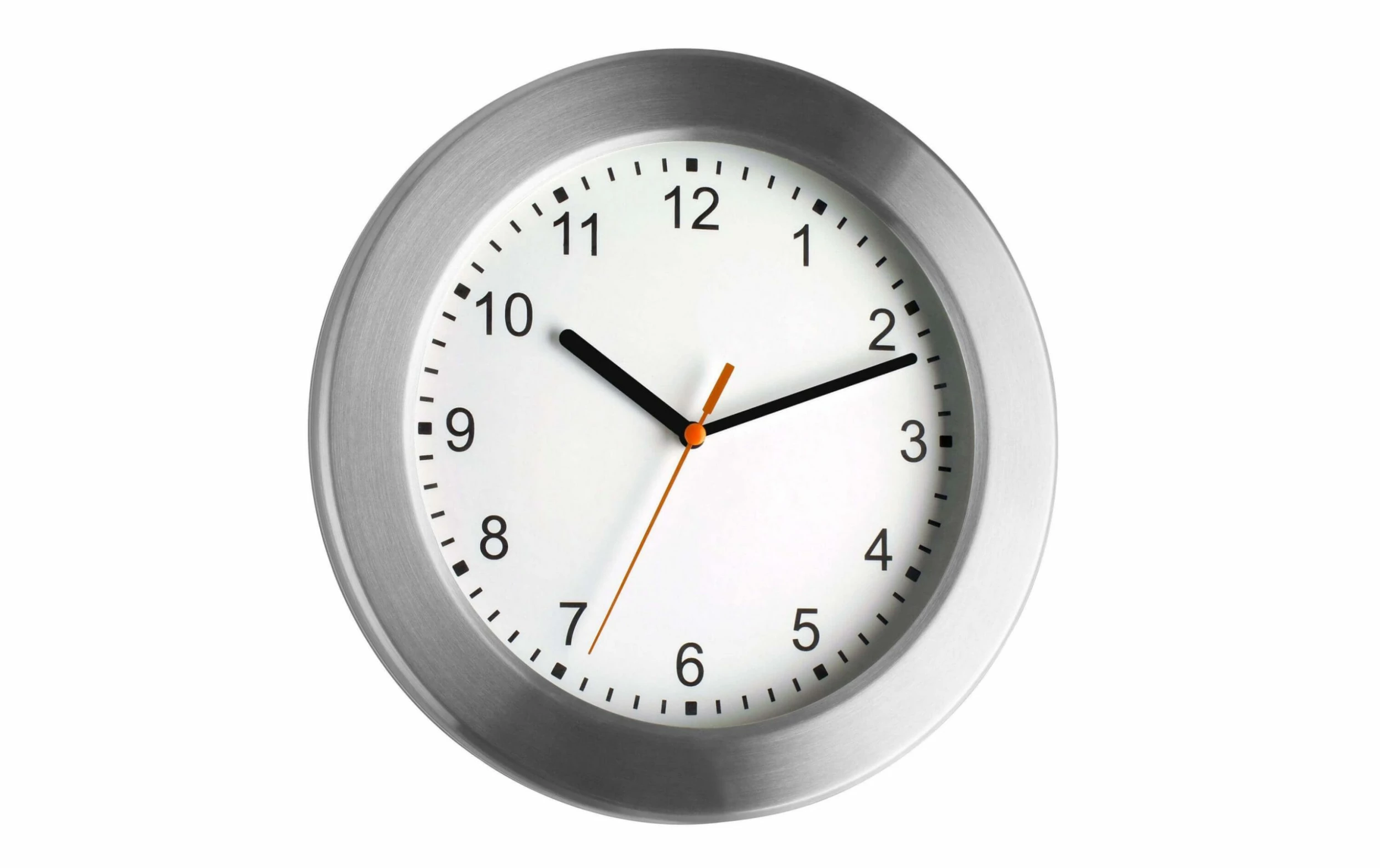 TFA Dostmann Horloge Murale Ø 25 Cm, Argenté - Horloge Murale