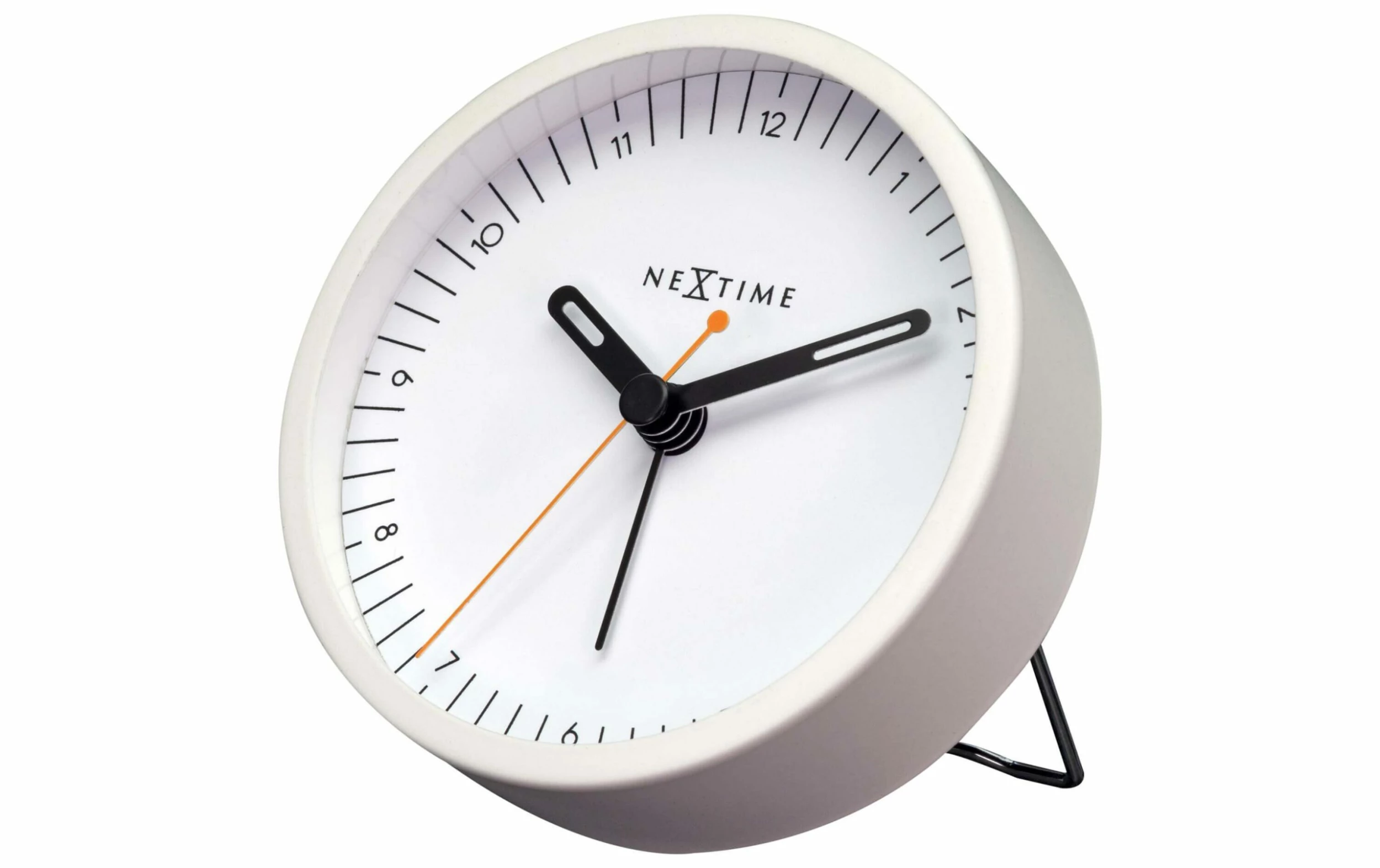 NeXtime Réveil Classique Petit Blanc - Réveils