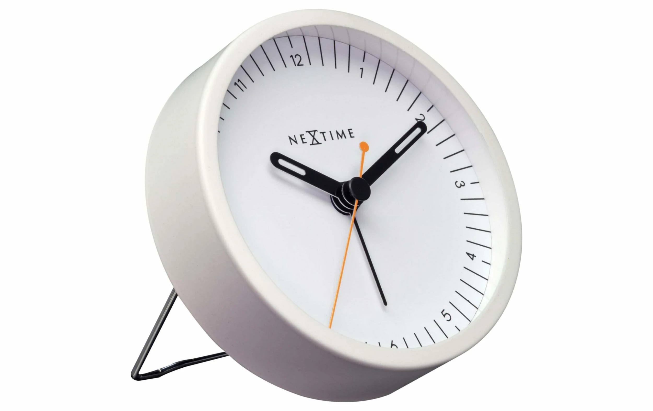 NeXtime Réveil Classique Petit Blanc - Réveils – Image 2