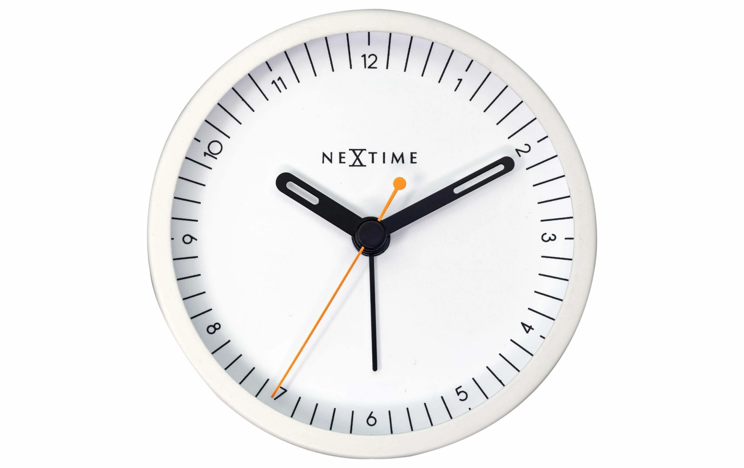 NeXtime Réveil Classique Petit Blanc - Réveils – Image 3