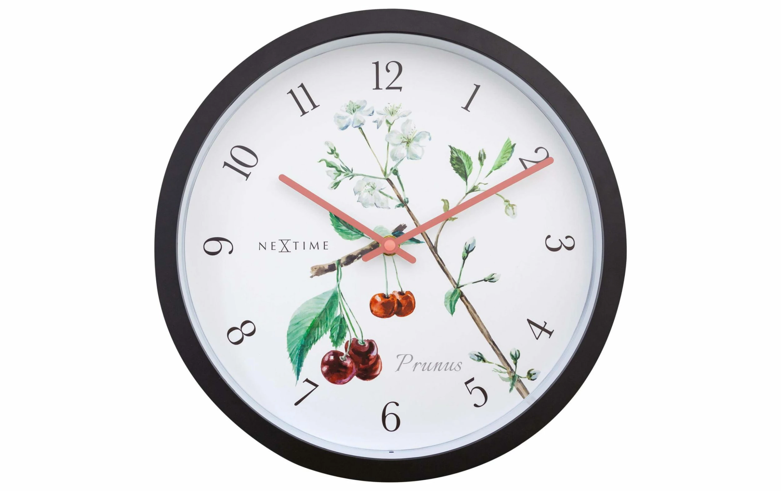 NeXtime Horloge De Jardin Prunus Ă 30.2 Cm, Noir - Horloge Murale
