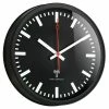 TFA Dostmann Horloge Murale Radio Ø 25 Cm, Noir - Horloge Murale