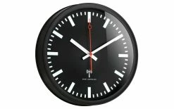 TFA Dostmann Horloge Murale Radio Ø 25 Cm, Noir - Horloge Murale