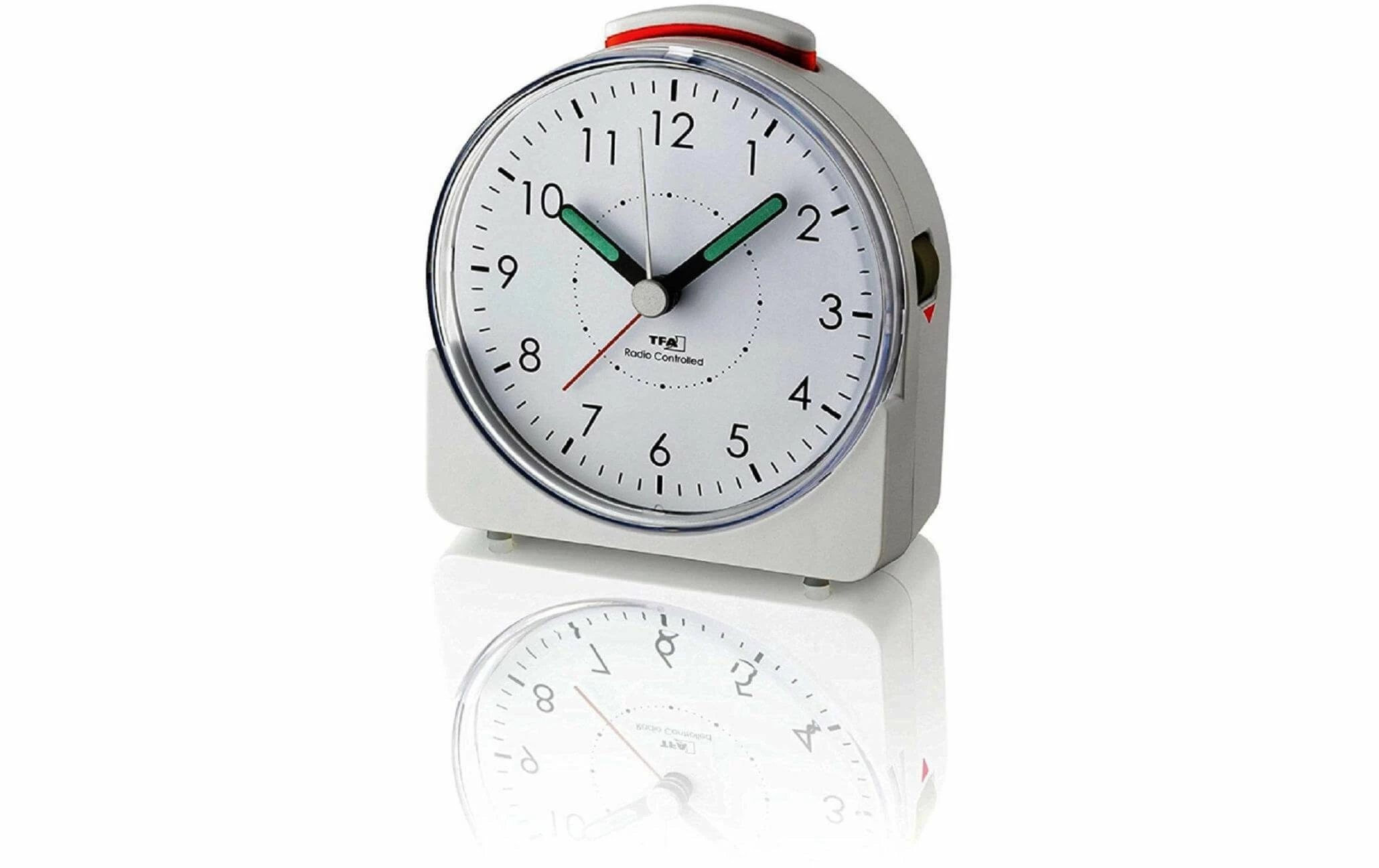 TFA Dostmann Réveil Radio-piloté Lever Du Soleil Blanc - Réveils