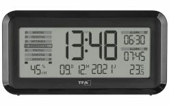 TFA Dostmann Réveil Radio-piloté Boxx2 Noir - Réveils