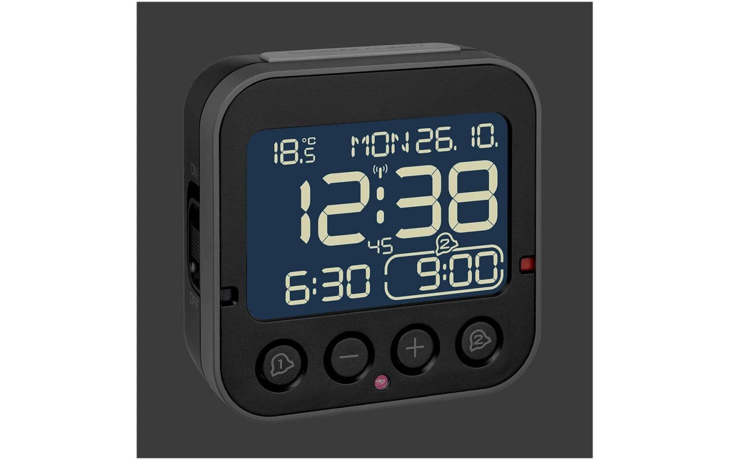 TFA Dostmann Réveil Radio-piloté Bingo Noir - Réveils – Image 2