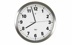 Irox Horloge Murale Radio Luna 5-2 Ø 298 Mm Argenté - Horloge Murale