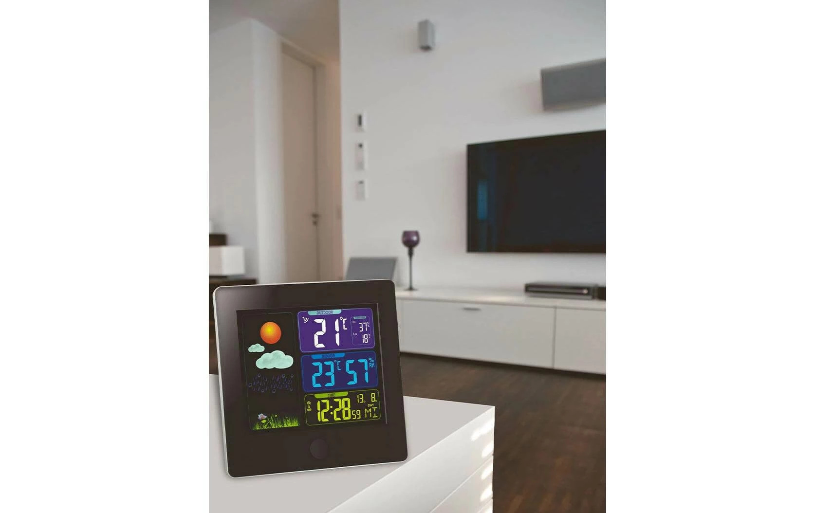 TFA Dostmann Station Météo Sun 35.1133.02 Blanc - Stations Météo – Image 3