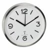 TFA Dostmann Horloge Murale Radio Blanc - Horloge Murale