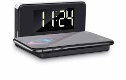 Xqisit Réveil Numérique & Chargeur Sans Fil 10 W - Réveils